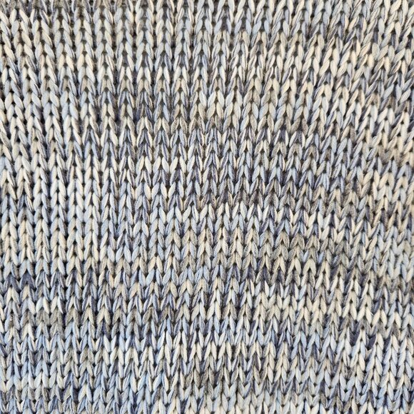 J. Jill Knit Cardigan Sweater 100% Cotton Blue Grey Open Front Women's S - Picture 4 of 7